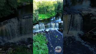 DJI Air 3 KeilaJoa Waterfall dji djiair3 estonia nature drone [upl. by Hiro]