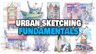 How To Start URBAN SKETCHING For Beginners  FUNDAMENTALS GUIDE [upl. by Llorrad883]