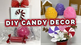 5 Super Easy DIY Candy Christmas Decorations Youll Actually Need To Make This Year [upl. by Gaylor414]