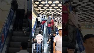 Cheek touching escalator funny prank video gone wrong 😡🤪 shortsfeed escalator shorts prank [upl. by Ardnasirk]