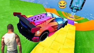 Indian Bike Driving 3d Mega Ramp Challenge 😁  Funny Gameplay Video IBD3D [upl. by Karola]