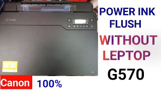 Fix Printer Skipping Lines When Printing Canon Printer Link Flushing Canon G570 Settingcanontech [upl. by Elimay]