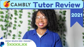 Get Paid to Chat  Cambly Tutor Job Is It Worth It [upl. by Palmore127]