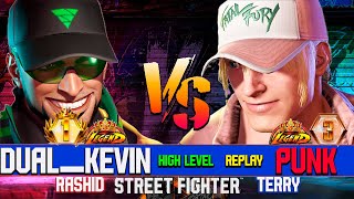 PUNK 1 RANKED TERRY BOGARD VS DUALKEVIN 3 RASHIDRANKED streetfighter6 street fighter6 [upl. by Takara]