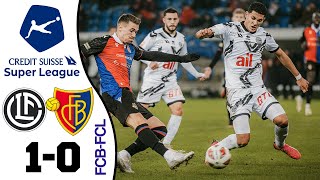 FC Lugano  FC Basel 10 Highlights Credit Suisse Super League [upl. by Publias]