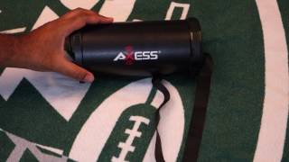 AXESS Portable Bluetooth IndoorOutdoor Cylinder Loud Speaker [upl. by Olfe926]