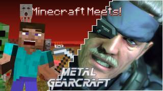 Minecraft Meets  Metal Gearcraft Metal Gear [upl. by Nnylidnarb]