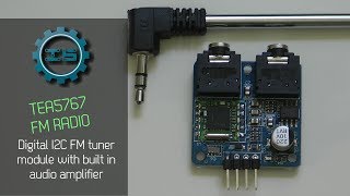 TEA5767 FM radio with amplifier  IC Station Review [upl. by Winser667]