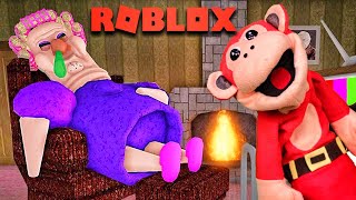 El Mono Juega LA ABUELA GRUÑONA  ROBLOX  EL MONO SÍLABO GAMEPLAY [upl. by Eniar617]