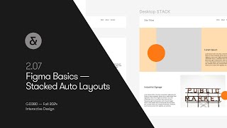 207 Figma Basics —Stacked Auto Layouts [upl. by Holbrooke]