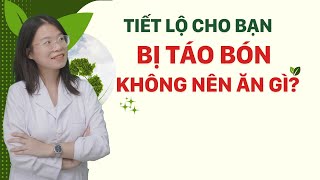 Táo bón nên ăn gì giúp nhuận tràng  Tuấn Thầy Thuốc [upl. by Ezechiel928]