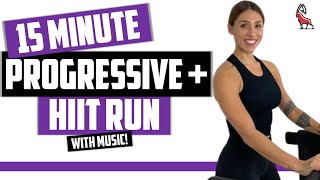 Progressive  HIIT Treadmill Run  Follow Along with Rachael IBXRunning [upl. by Halsy]