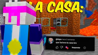 CONSTRUI una CASA en el SPAWN del 2B2T de MINECRAFT BEDROCK [upl. by Heyra]