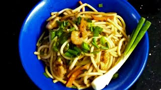 Garlic Shrimp Noodles Delicious Recipe by Kirtis Kitchen [upl. by Nialb]