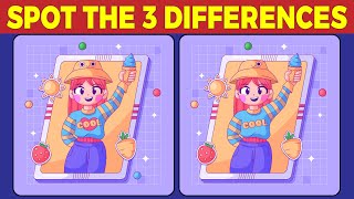 Spot 3 Differences Train Your Brain with Fun [upl. by Worsham]