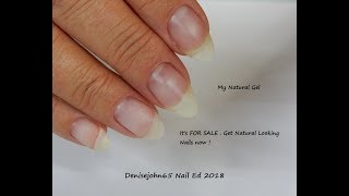 FOR SALE  FAKE Nails that LOOK REAL  Natural color Gel For Sale Again NOW  WATCH [upl. by Ardnuasac]