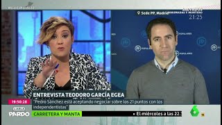 El zasca de Cristina Pardo a Teodoro García Egea [upl. by Sukey246]