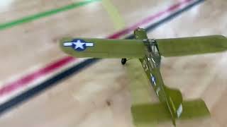 Early trim flights of my 31” Stinson Sentinel Modelcraft kit plan at the Manchester Velodrome [upl. by Rawde]