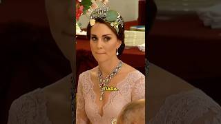 Princess Catherines Most Beloved Tiara For State Visit shorts katemiddleton royalfamily [upl. by Eelsel]