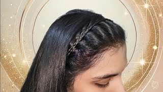 Simple French Braid Hairstyle  Easy Braided Hairstyle Tutorial for Long Hair [upl. by Jerold]