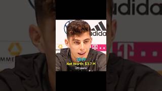 Kai Havertz net worth evolution networth evolution football throughtheyears shorts [upl. by Haynor]