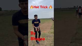 🔥Hat Trick 🔥 hattrick cricket cricketvideos viralcricketshorts shorts ytshortsvideo ytshort [upl. by Ynnig]