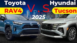 Toyota RAV4 2025 VS Hyundai Tucson 2025 ¿ Cual es mejor [upl. by Rosse869]