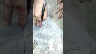 How to flower glass cuttingshortvideo [upl. by Naujal]