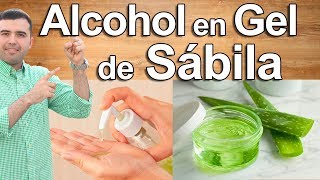 COMO HACER ALCOHOL EN GEL CASERO DE SABILA  Desinfectante y Antiséptico 100 Natural y Efectivo [upl. by Itraa]