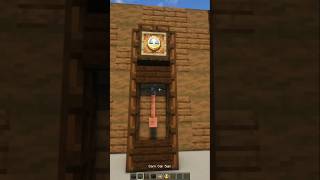 Minecraft Grandfather Clock🕰️ minecraft shorts [upl. by Ydal966]