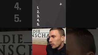 Top5Sprüche von Lukas Podolski 😂😂 effzeh effZEHN podolski [upl. by Yvel230]