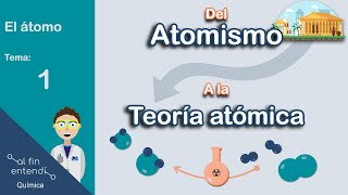 ATOMISMO Y TEORÍA ATÓMICA Contribuciones de Demócrito y Dalton [upl. by Bethanne]