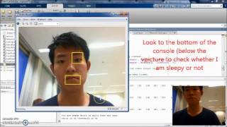 Demonstration  Drowsiness Detection System with Matlab [upl. by Brianna]