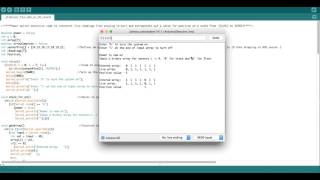 Sensor Array Code Demonstration [upl. by Goldston]