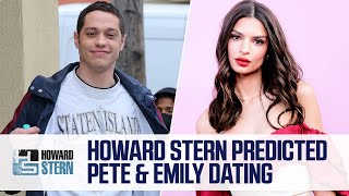 Howard Predicted Pete Davidson and Emily Ratajkowski Would Date [upl. by Ihcehcu524]