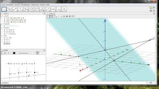 Koordinatenform von Ebene mit Koeffizienten und Spurgeraden [upl. by Emilia925]