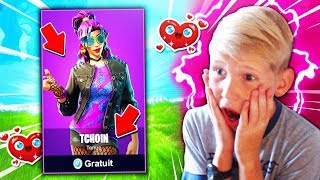 MON PETIT FRERE KIFF LA NOUVELLE TCHOIN SUR FORTNITE 😱 [upl. by Yrret]