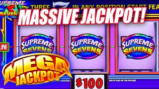 WOW I WON THE MOST MASSIVE JACKPOT ON THIS SLOT MACHINE ★ VEGAS CASINO SLOT MACHINE HIGH LIMIT WIN [upl. by Immanuel]