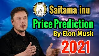 Saitama inu Price Prediction 2021  Saitama technical analysis  Saitama inu News today [upl. by Halverson634]