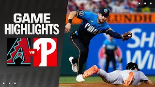 Dbacks vs Phillies Game Highlights 62124  MLB Highlights [upl. by Uht]