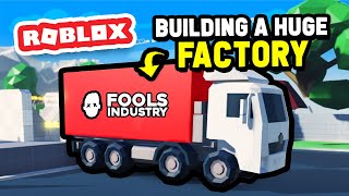 Building a HUGE FACTORY and Making MAX PROFIT in Roblox Mega Factory Tycoon [upl. by Lamrej]