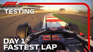 Max Verstappens Fastest Lap  Day 1  F1 PreSeason Testing 2024 [upl. by Leese]