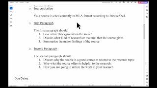 Week Eight Summary and Annotated Bibliography Writing Prompt and Rubric [upl. by Ttehr]