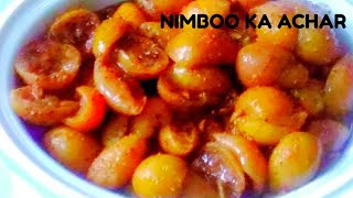 Lemon Pickle Recipe  Nimbu Achar Recipe [upl. by Ki]