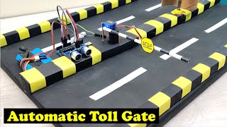 How To Make Simple Automatic Car Parking Toll Gate System  Automatic Toll Gate with Arduino [upl. by Yrrag]