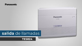 Configuación de salida de llamadas en conmutador TES824 Panasonic [upl. by Nere]