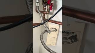 Copper condensation drains plumber piperepair tanklesswaterheater tankless subscribe [upl. by Adore97]