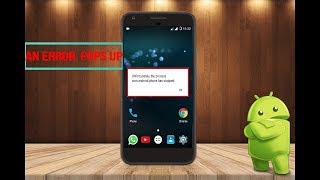 How to fix unfortunately phone has stopped error [upl. by Mosra]