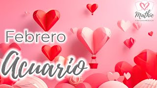 ACUARIO💖LO DEJA TODO POR TI🤩PLANIFICA CONTIGO💍💘Horóscopo acuario febrero 2024 💖Tarot Guia Angelical [upl. by Mateya]