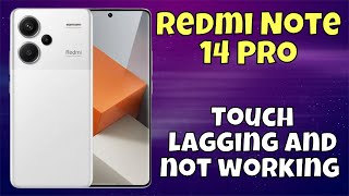 Touch lagging and not working problem Redmi Note 14 Pro  How to solve the touch lagging issue new [upl. by Sitnalta]